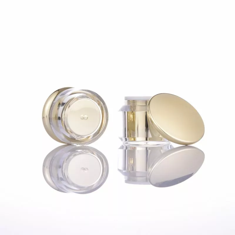 1 Oz Face Cream Jars With Gold Lid