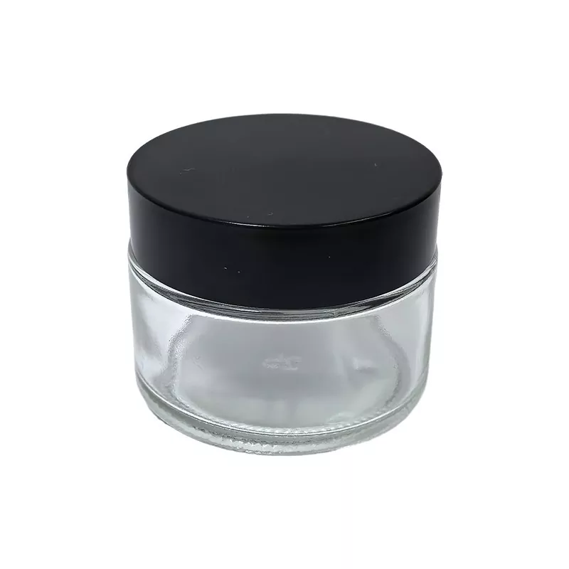 Glass Empty Cosmetic  Lotion Jar