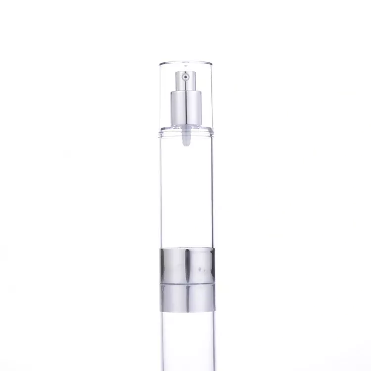 Transparent Plastic 50ml Airless Pump Bottles